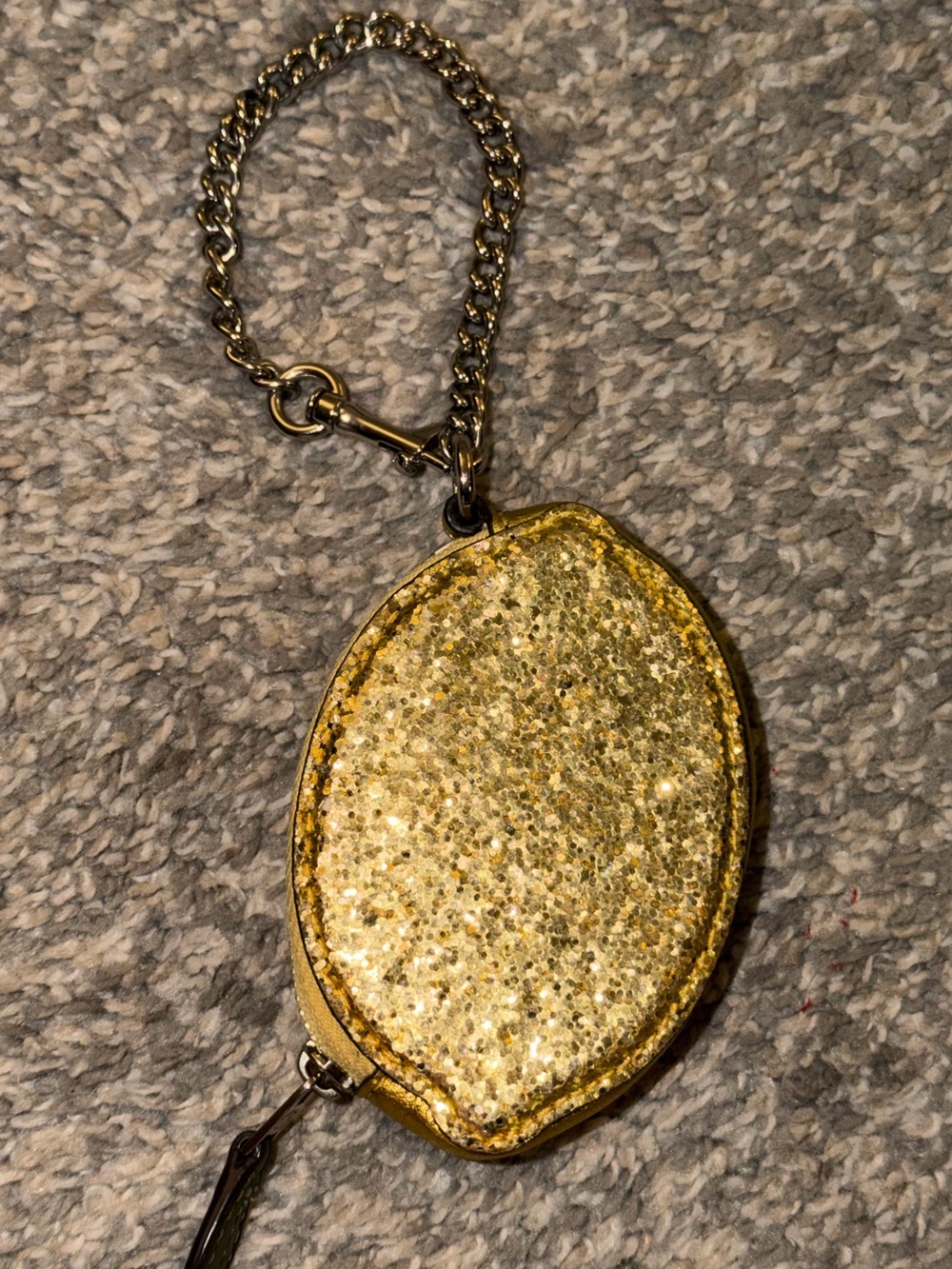 Coach Limited Edition Lemon Shaped Glitter Coin Purse - Picture 5 of 6